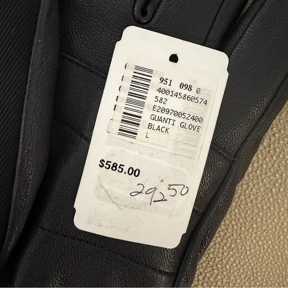 Moncler Grenoble Black Men's Guanti Gloves for Snow Ski Snowboard - Picture 4 of 7